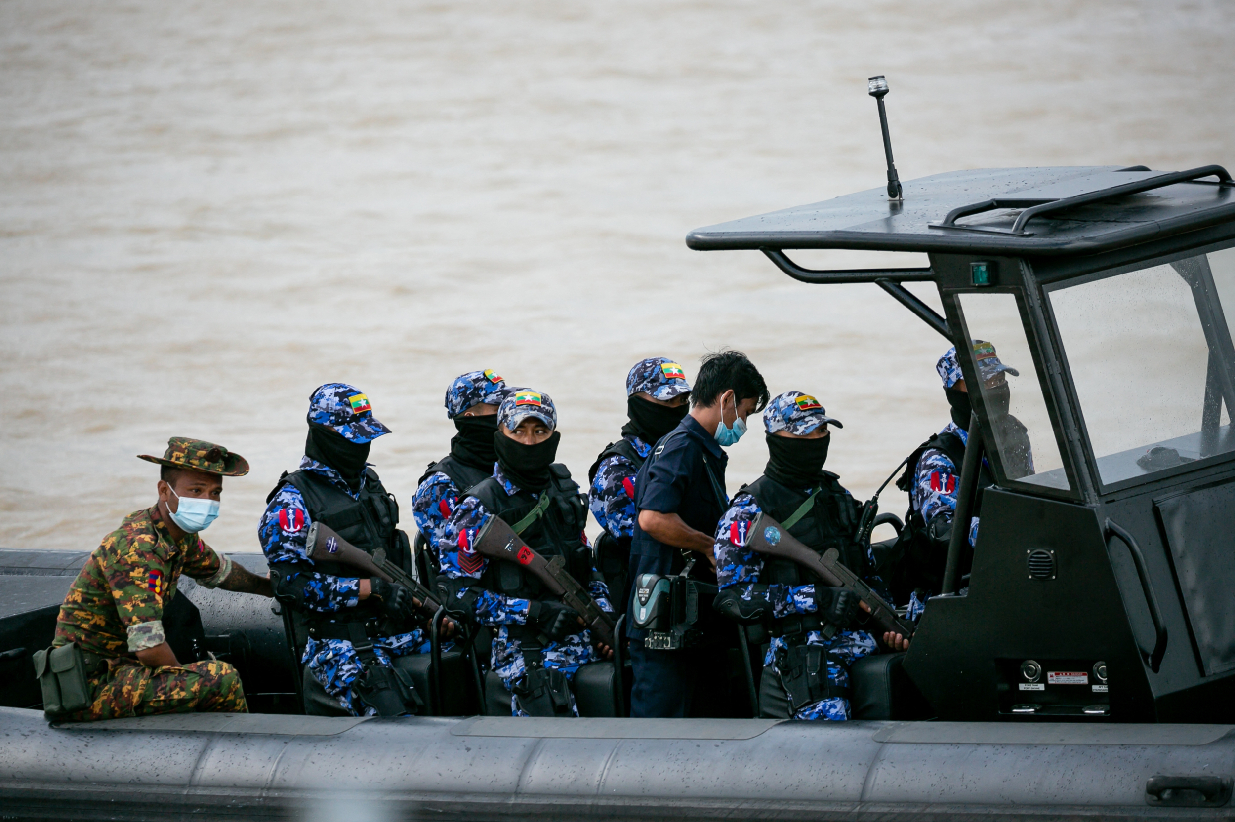 MYANMAR POLITICS MILITARY COUP COASTGUARD