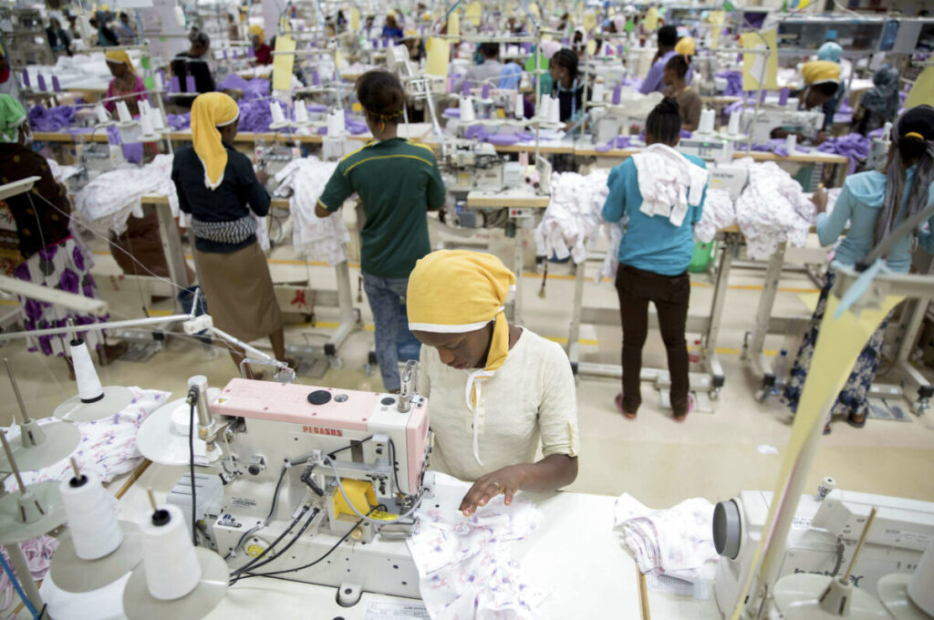 Textile factory in Ethiopia