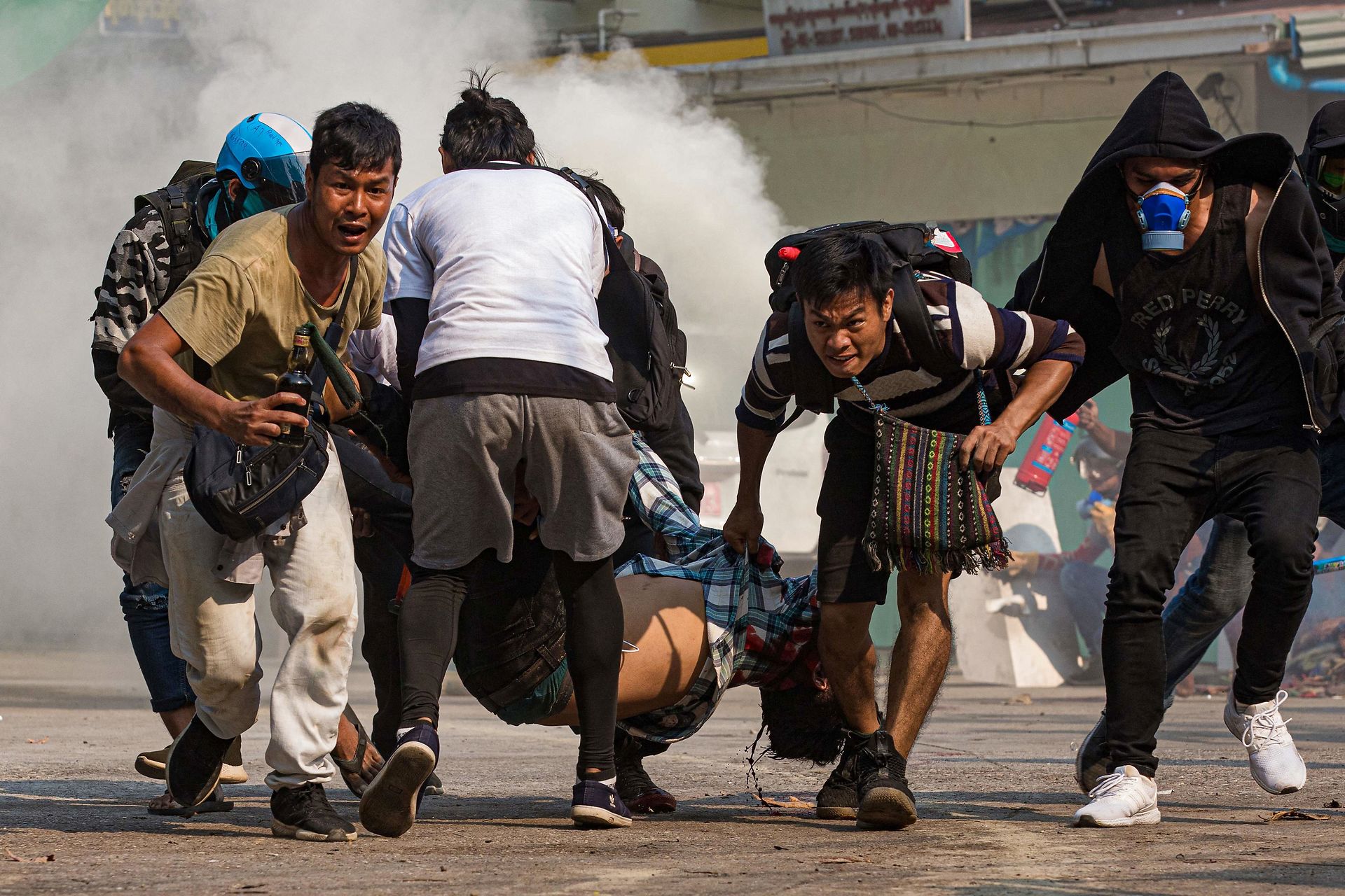 FILES MYANMAR POLITICS MILITARY ANNIVERSARY