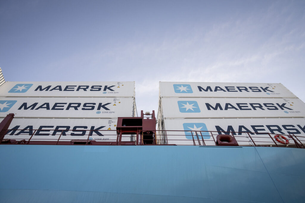 Mærsk containerskib, der sejler på metanol, navngives
