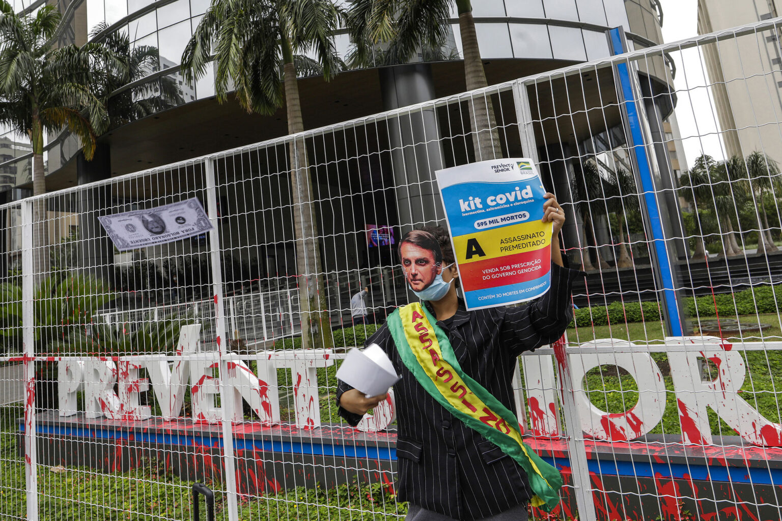 Virus Outbreak Brazil Hospital Controversy