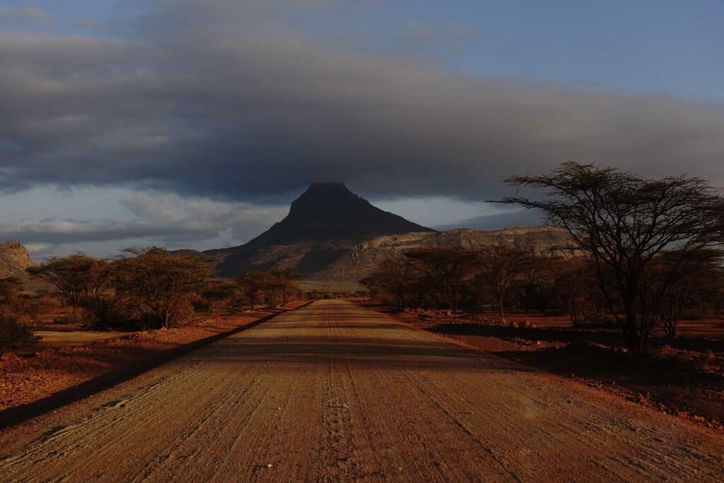 A road less travelled. The road to Marsabit rehabilitated by Lake Turkana Wind Power project.jpg