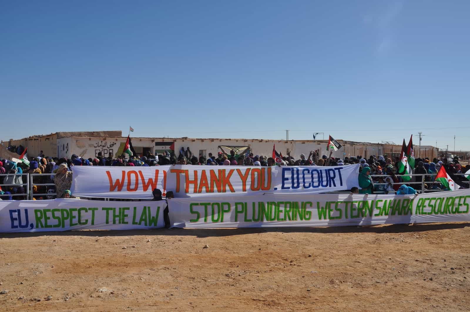 Foto Saharawis Against the Plunder flygtningelejr algeriet