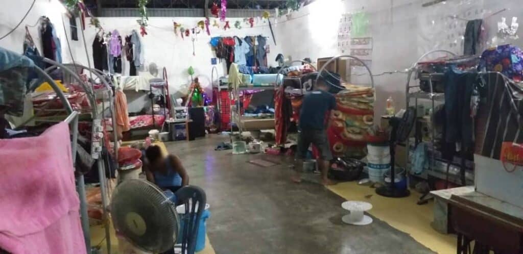 Hostel for workers from factory supplying Panasonic and Toshiba