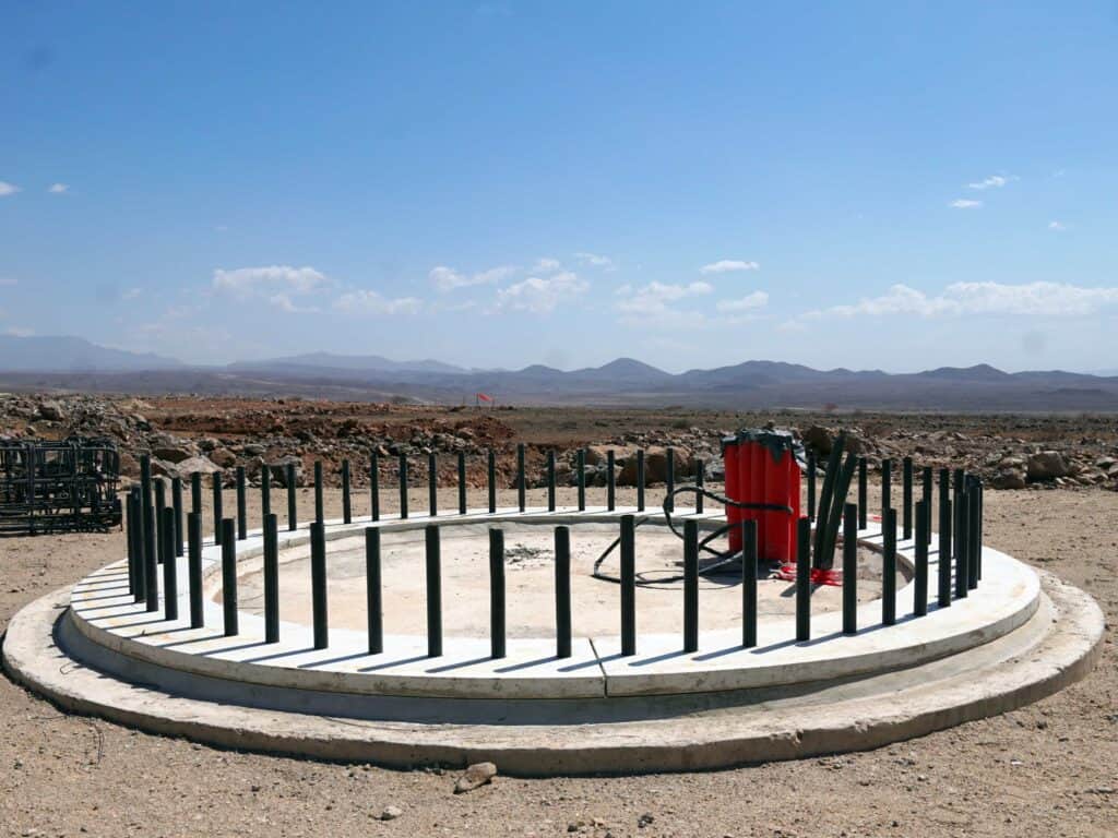 The foundation for sustainability energy. Wind turbine platform waiting for 70 meter tall wind turbines.jpg