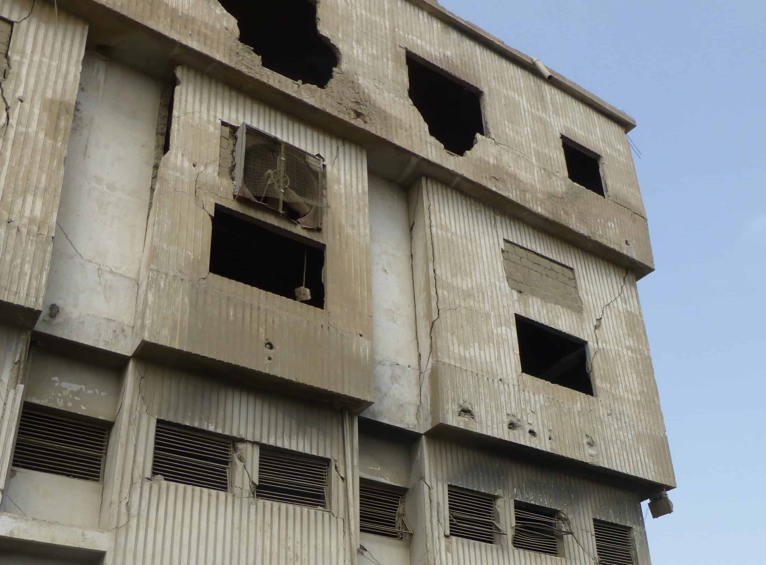 Burnt out Ali Enterprises building in 2016 CCC 2