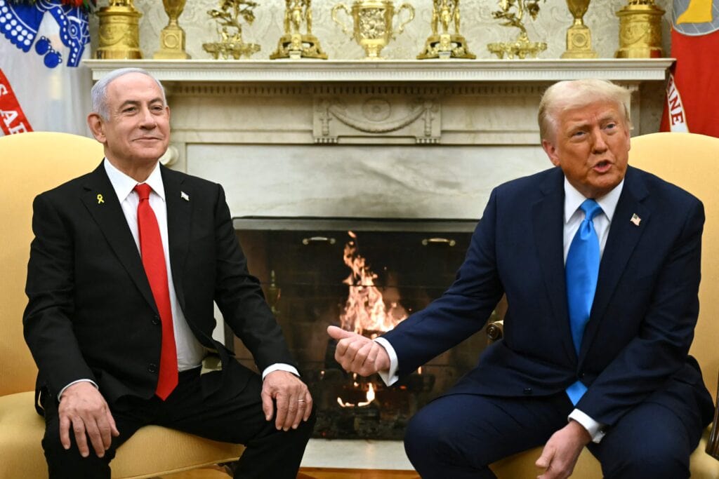 Topshot us israel diplomacy netanyahu trump