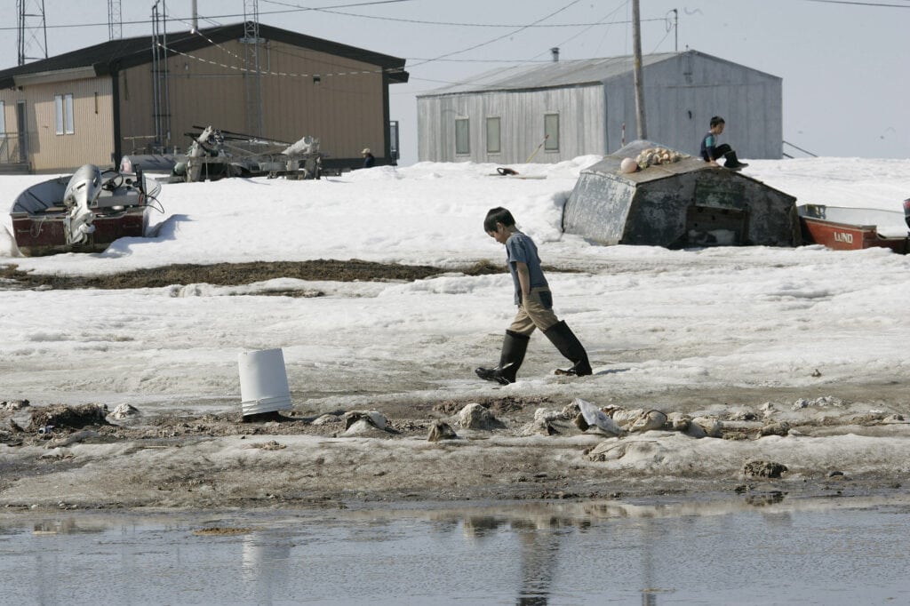 Eroding village dispute