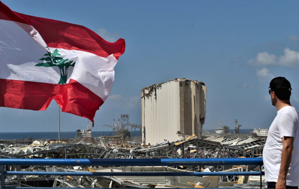 Beirut explosion aftermath
