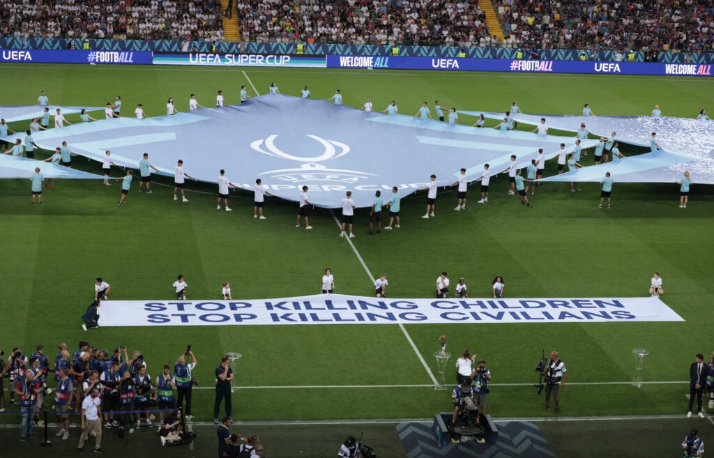 Uefa super cup final paris st germain v tottenham hotspur