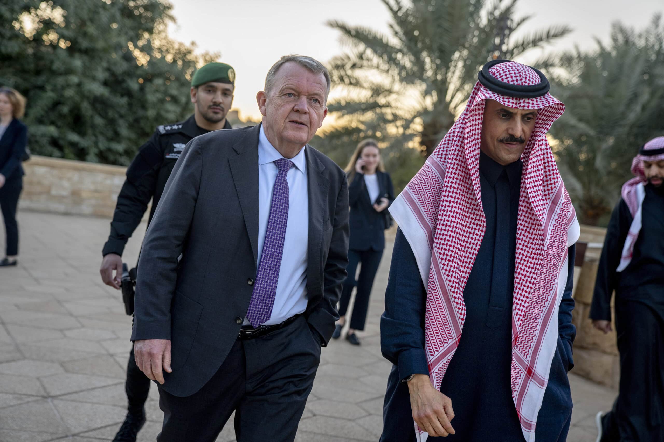 Denmarks foreign minister in saudi arabia