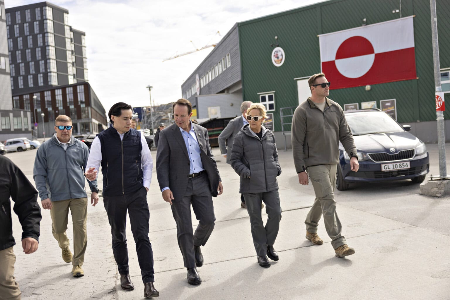 DENMARK GREENLAND USA's special envoy to Greenland Jeff Landry in Nuuk