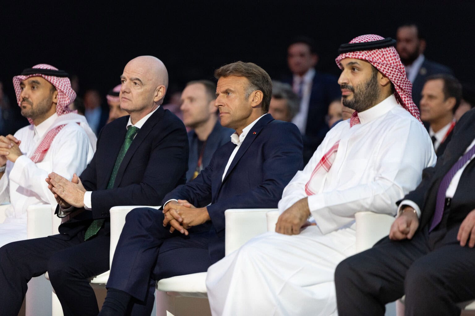 Emmanuel Macron And Mohammed Bin Salman Attend Esports World Cup Closing Ceremony Paris, France 23 Aug