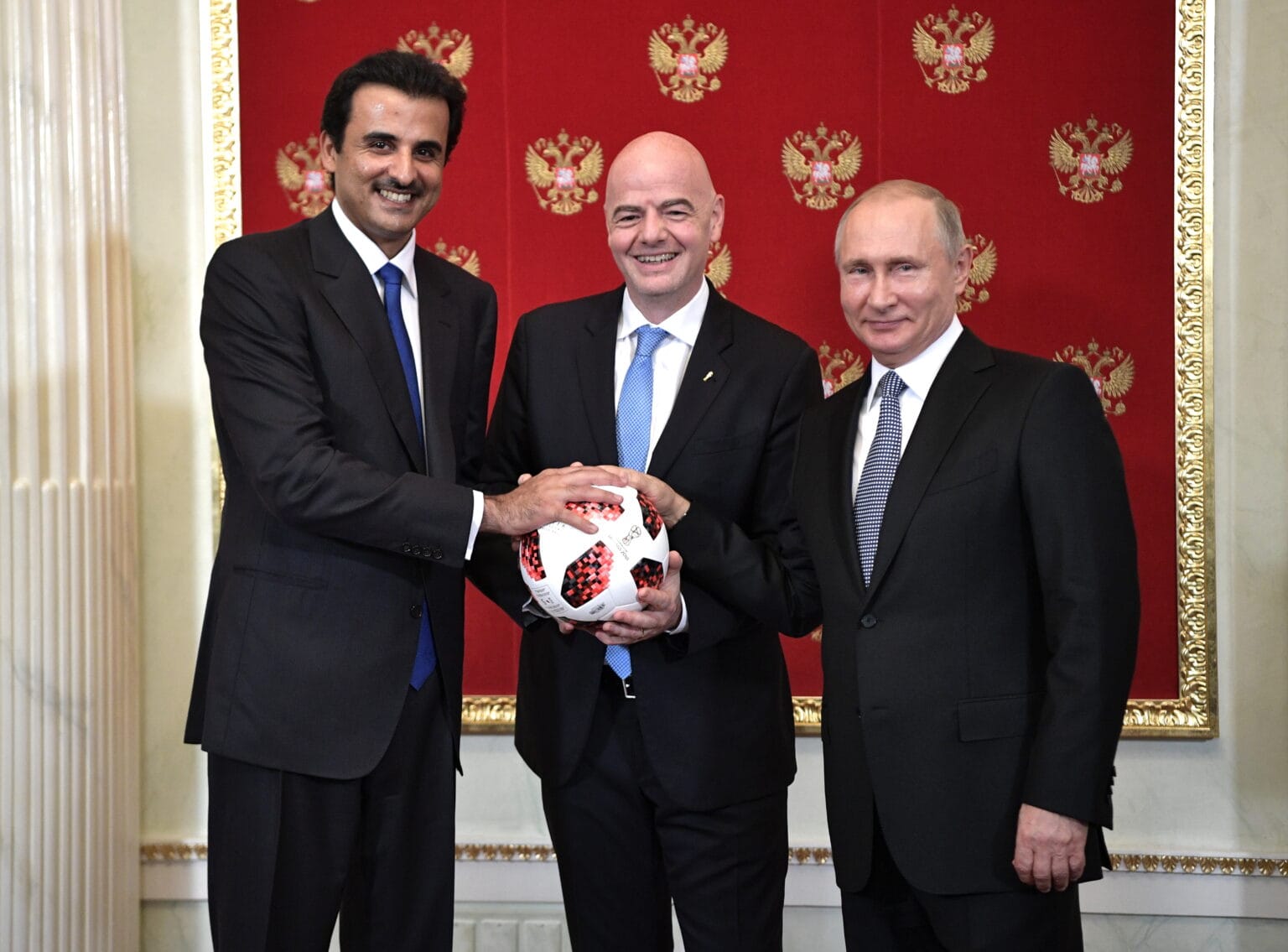 Symbolic ceremony of transferring World Cup hosts powers to Qatar
