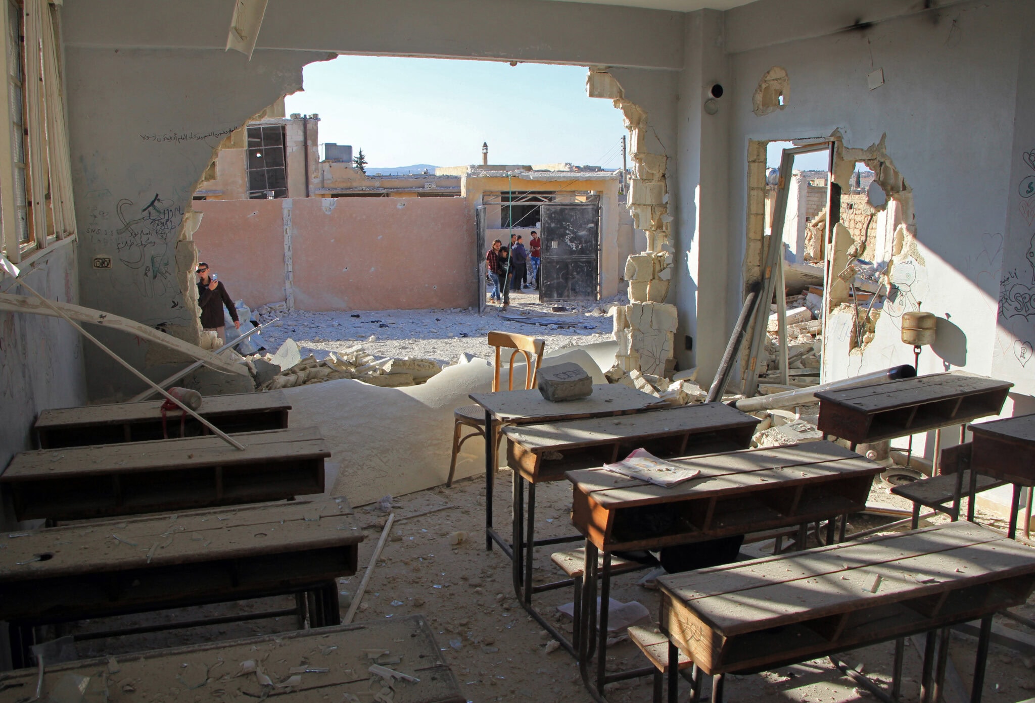 SYRIA CONFLICT IDLIB RAIDS